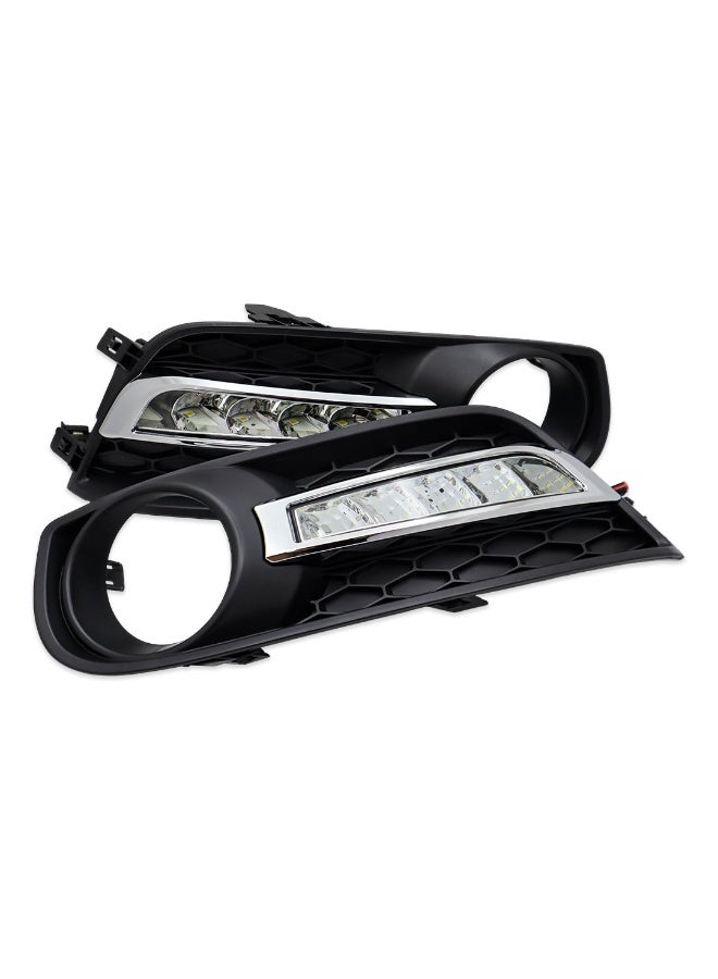 DLAA Pack of 2 Front NS520L LED Fog Lamp Cover Only with Wires Suitable for Tiida 2011 | 1 Year International Warranty - Image 4
